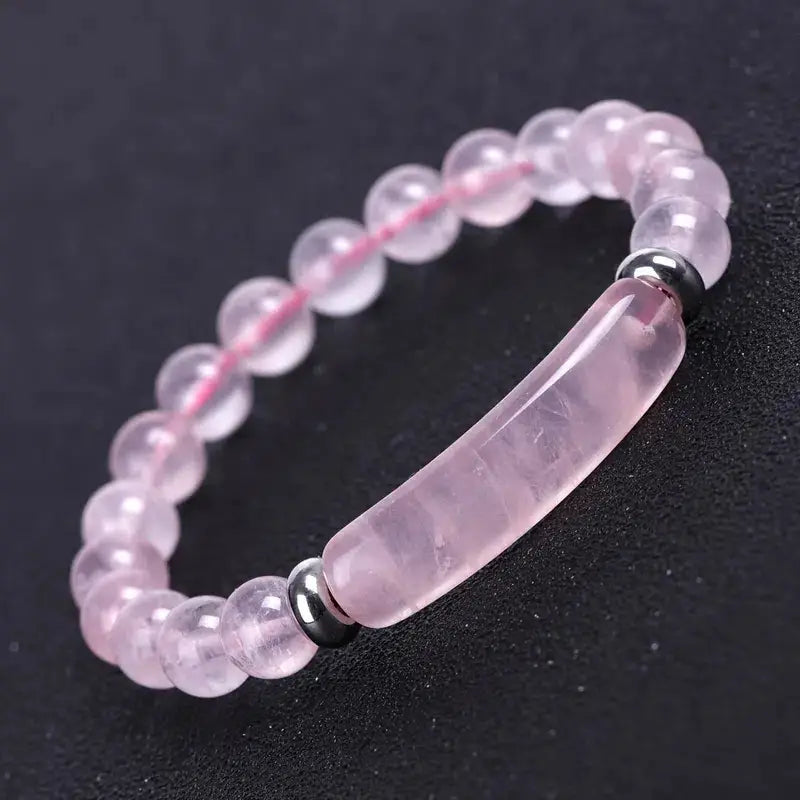 Natural Gemstone Crystal Rough Bracelet Image 1