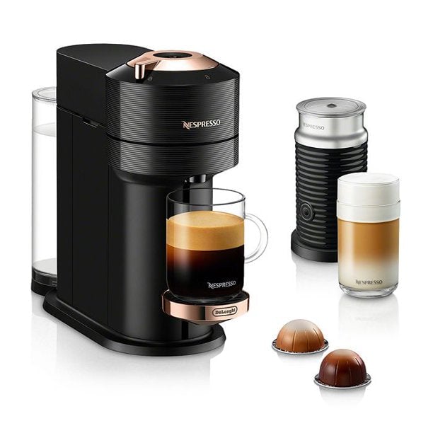 Nespresso Vertuo Next Coffee and Espresso Maker with Aeroccino Milk Frother (Refurbished) Image 3