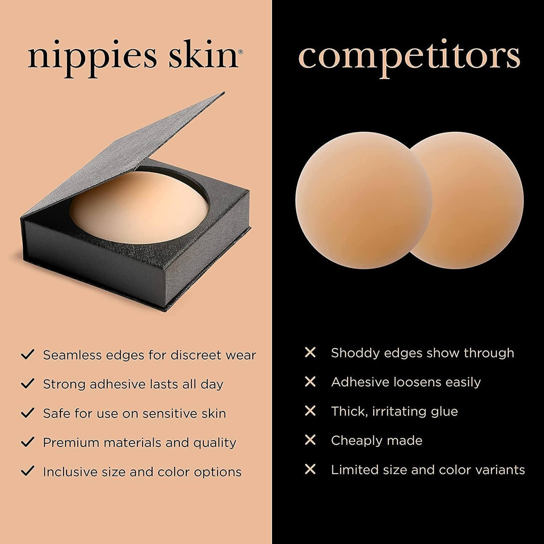 Nipple Covers Adhesive Silicone Pasties with Travel Box Image 7