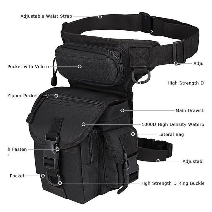 Multi-purpose Tactical Drop Leg Bag Tool Fanny Thigh Pack Image 7