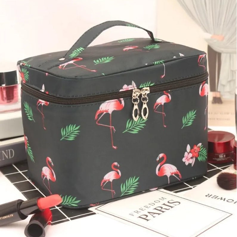 Multifunction Travel Cosmetic Bag Large Capacity Women Toiletries Organizer Image 2