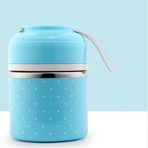 Multilayer Cute Thermal Lunch Box Stainless Steel Food Container Image 2