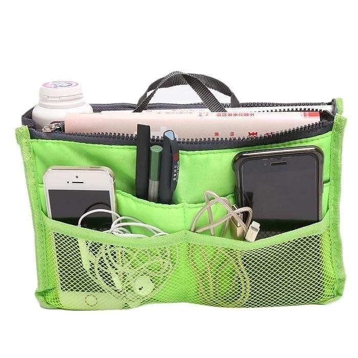 Multiple Pockets Cosmetic/Purse Organizer Bag Image 1