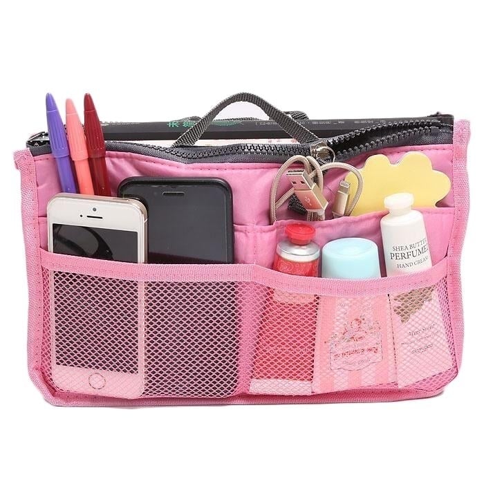 Multiple Pockets Cosmetic/Purse Organizer Bag Image 6