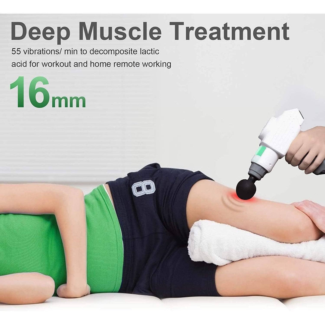 Percussion Electric Massage Gun Portable Handheld Massager with Quiet Motor Image 7