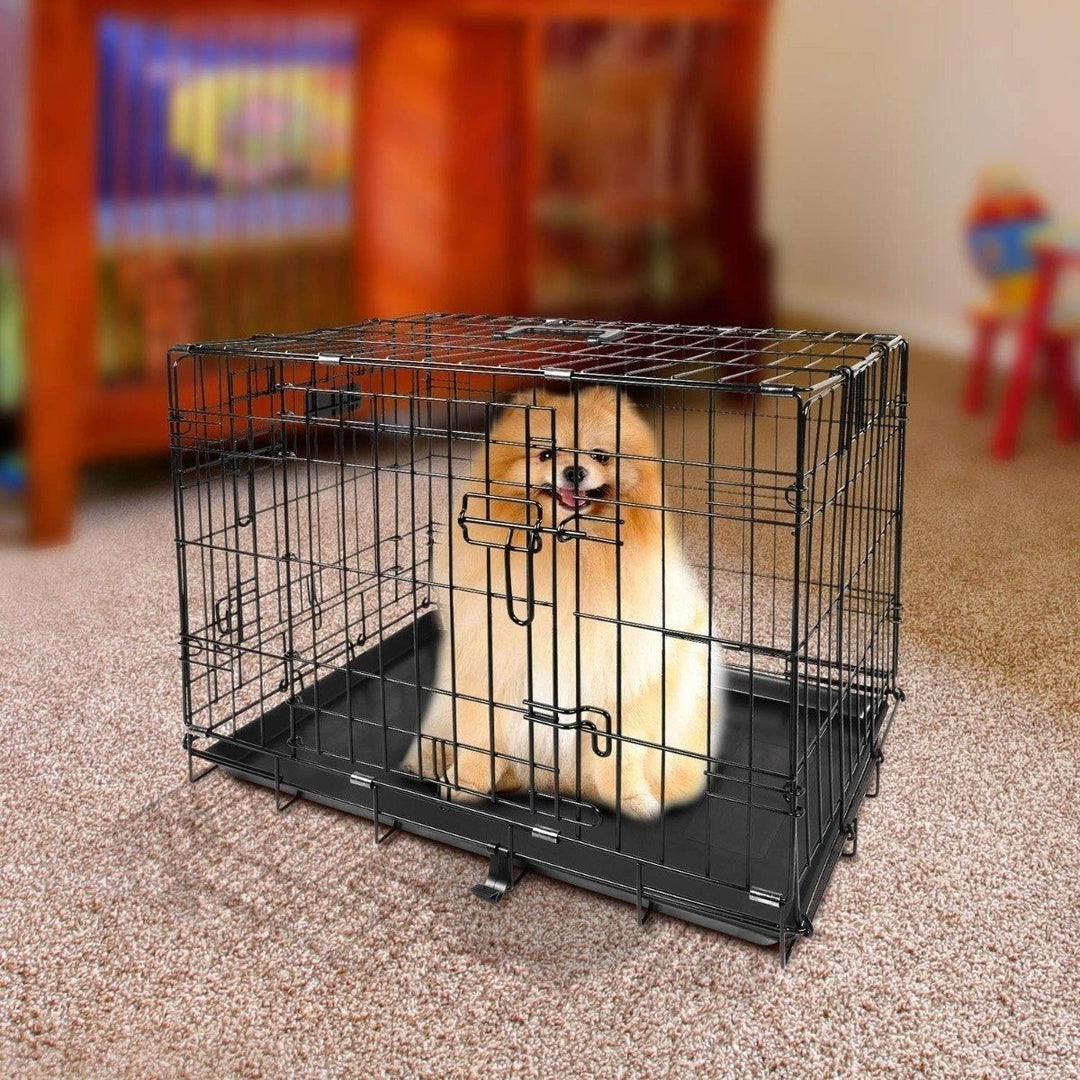 Pet Crates Folding Metal - Assorted Sizes Image 1