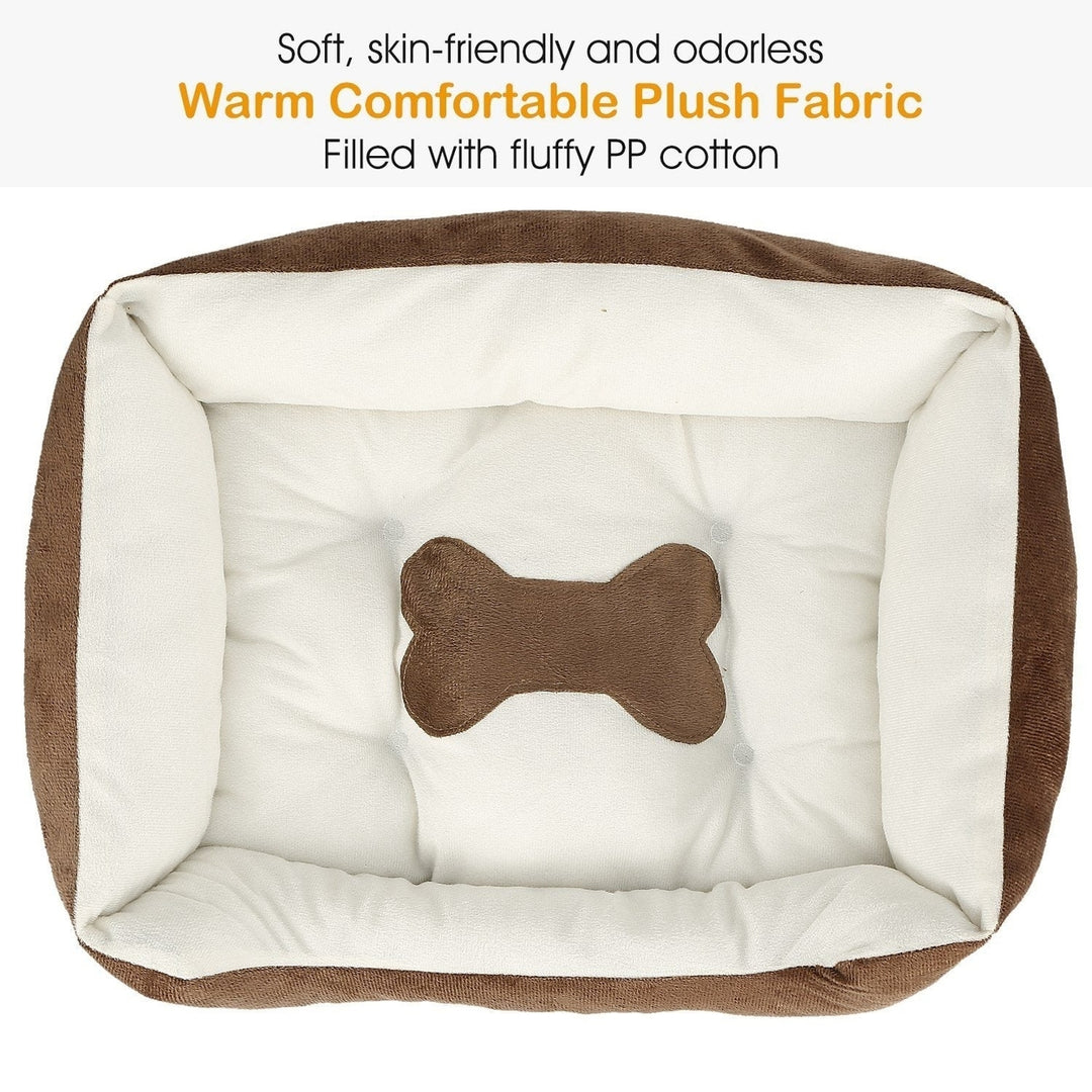 Pet Dog Bed Soft Warm Fleece Image 4