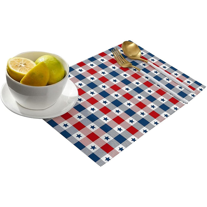 Patriotic Stars Placemats Set Image 8