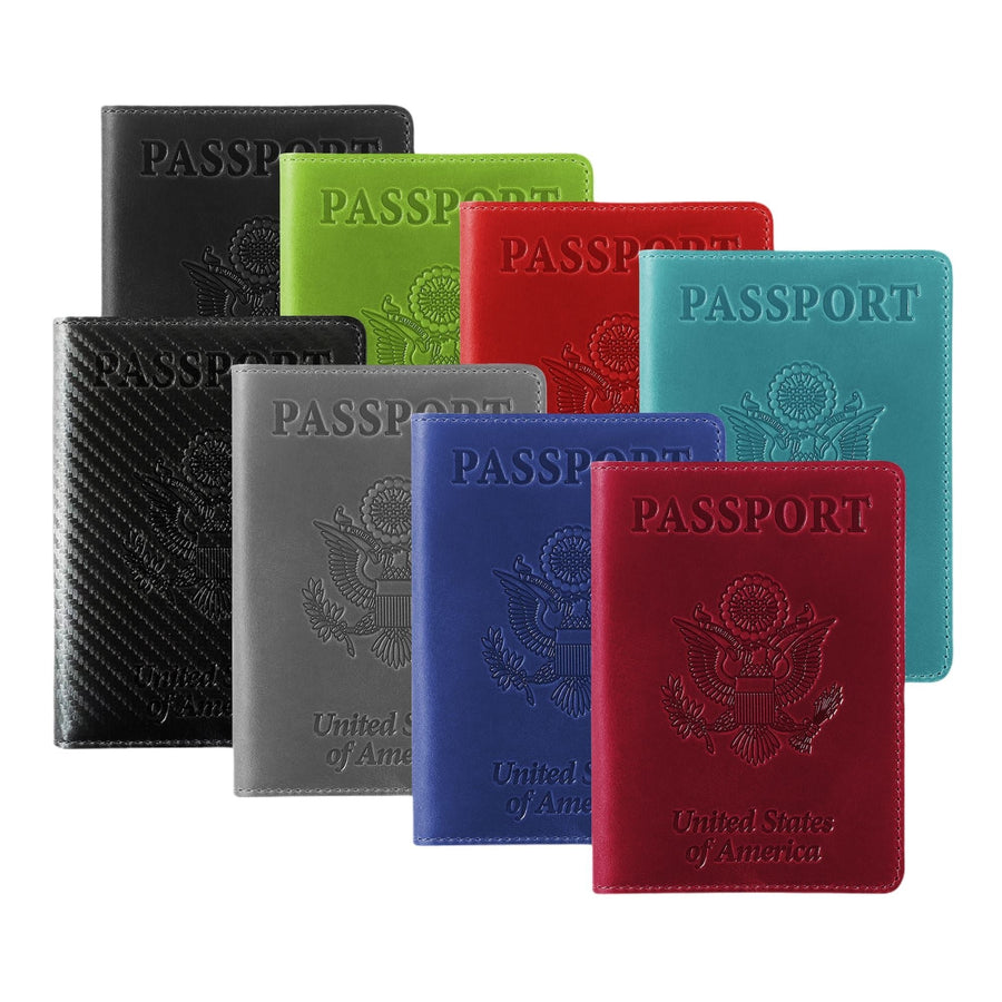 Passport Holder with Vaccination Card Protector Image 1