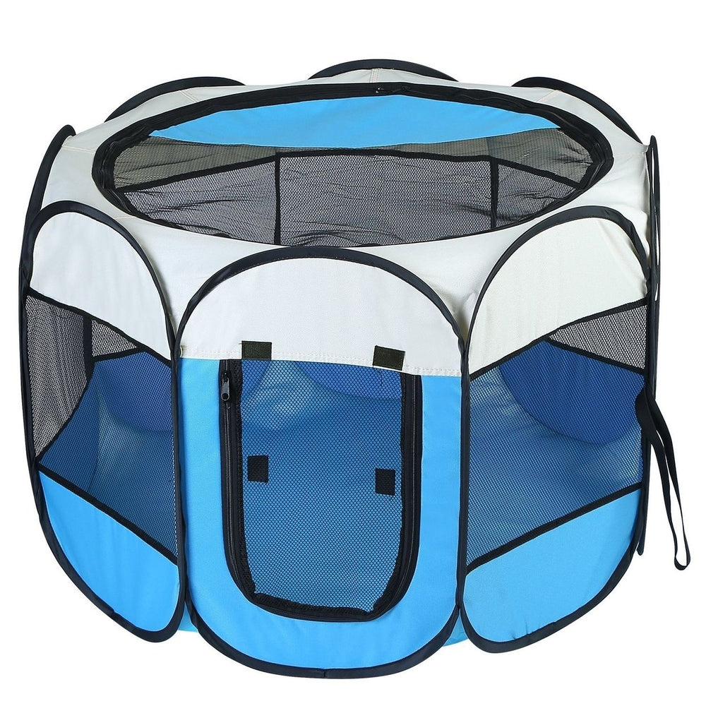 Portable Foldable Pet Playpen For Dogs Cats Other Pets Image 2