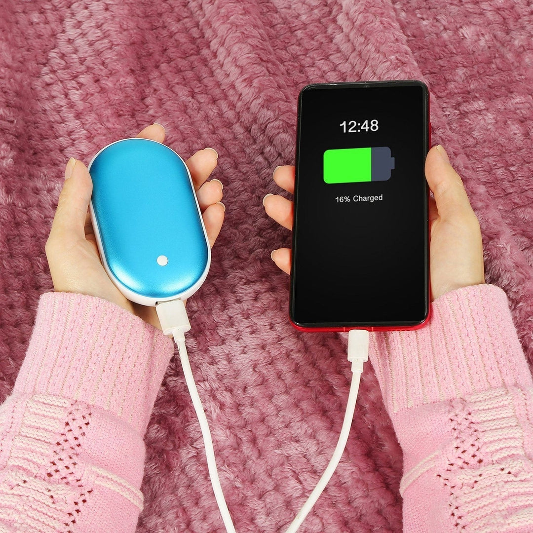 Portable Hand Warmer 5000mAh Power Bank Image 1