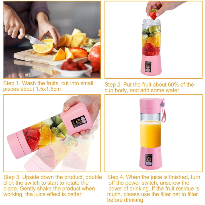 Portable Juicer Blender USB Rechargeable Image 10