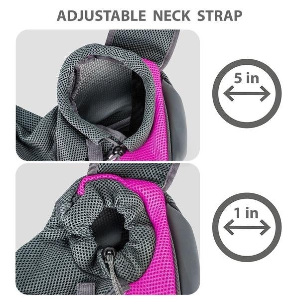 Portable Mesh Breathable Pet Sling Backpacks Image 10