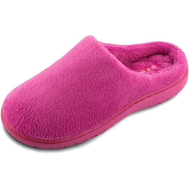 Pupeez Girls Classic Terry Clog Slippers Image 4