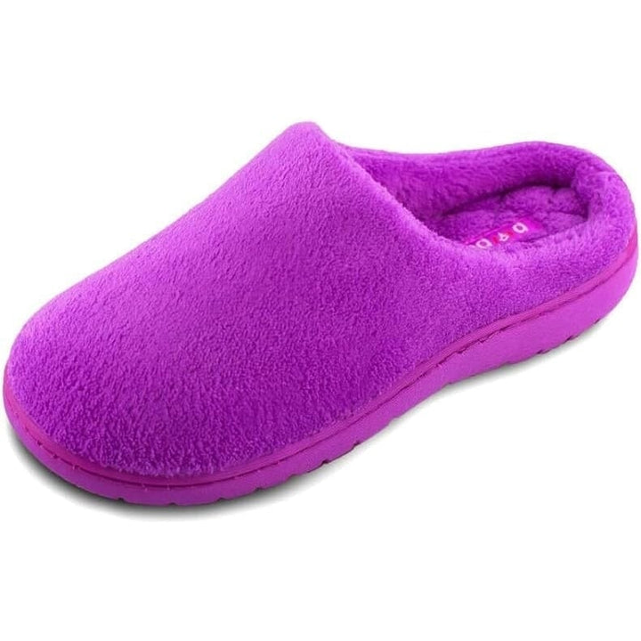 Pupeez Girls Classic Terry Clog Slippers Image 4