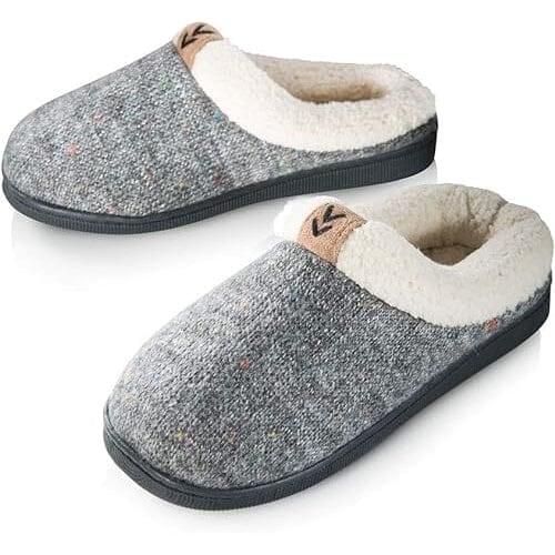 Pupeez Girls Slipper Cozy Warm Clog Kids House Shoe Rubber Sole Image 1