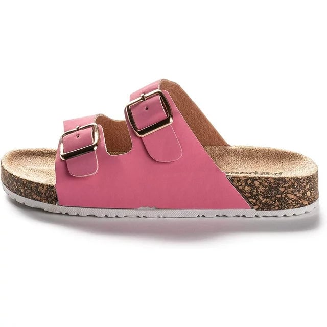 Pupeez Girls Comfort Sandals Double Buckle Adjustable Slip Image 6