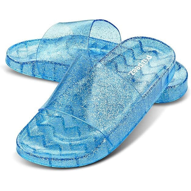 Pupeez Girls Summer Open Toe Jelly Slide Sandals Image 3