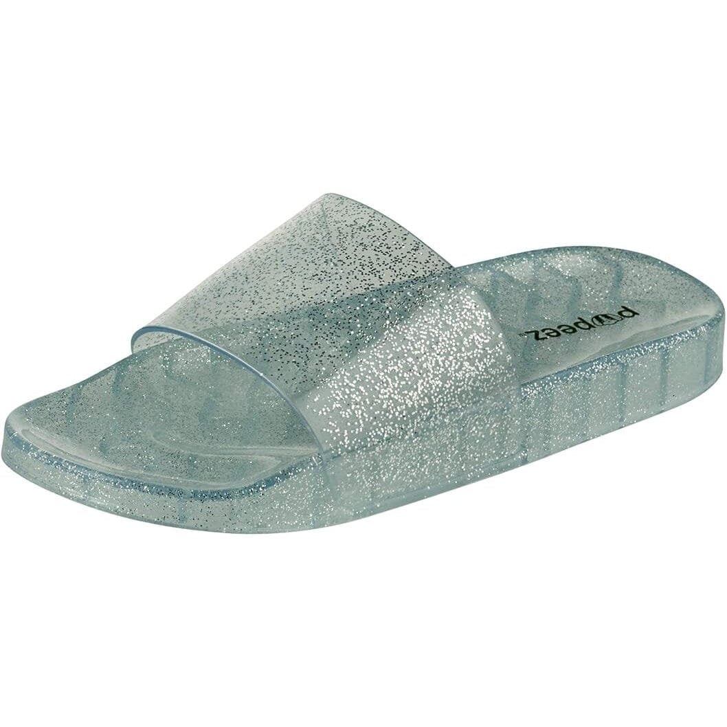 Pupeez Girls Summer Open Toe Jelly Slide Sandals Image 1