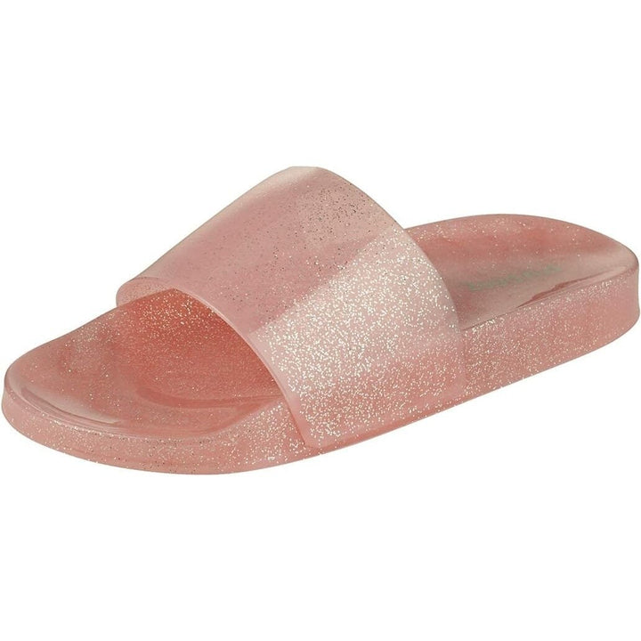 Pupeez Girls Summer Open Toe Jelly Slide Sandals Image 6