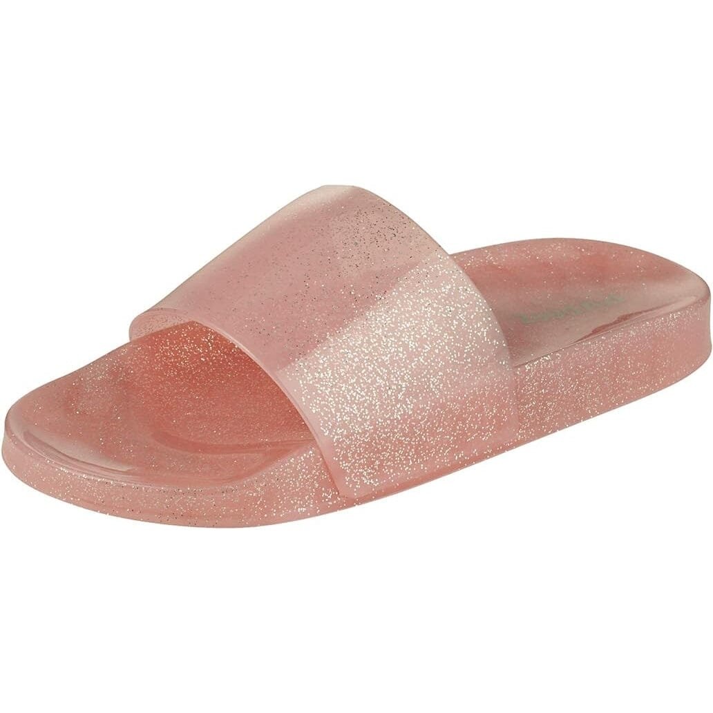 Pupeez Girls Summer Open Toe Jelly Slide Sandals Image 1