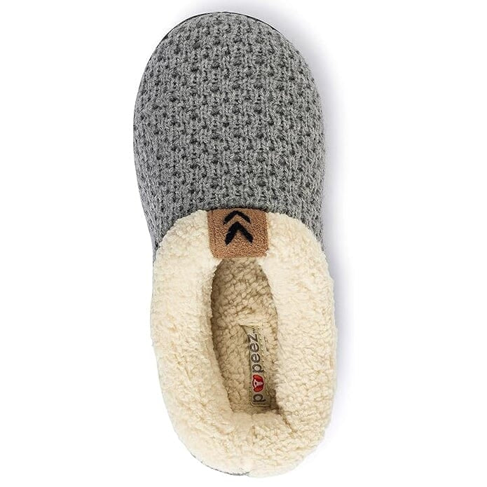 Pupeez Girls Sweater Knit Slippers Fleece Lined House Shoe Image 7