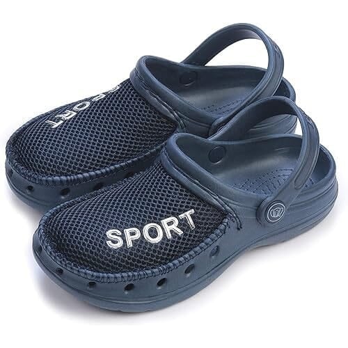 Pupeez Kids Waterproof Sports Clog Sandals Image 4