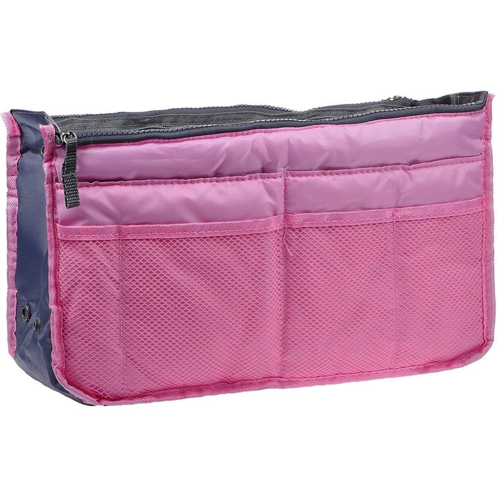 Purse Insert Storage Bag Versatile Travel Organizer Bag Insert Cosmetic Bag With Multi-Pockets Image 1