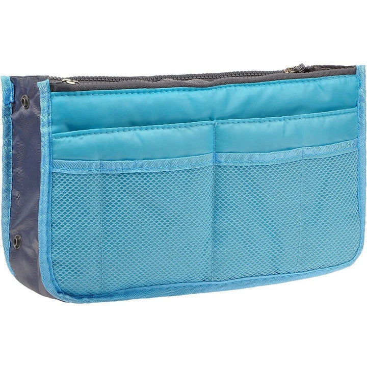 Purse Insert Storage Bag Versatile Travel Organizer Bag Insert Cosmetic Bag With Multi-Pockets Image 8