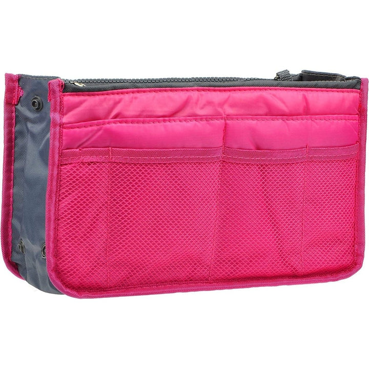 Purse Insert Storage Bag Versatile Travel Organizer Bag Insert Cosmetic Bag With Multi-Pockets Image 10