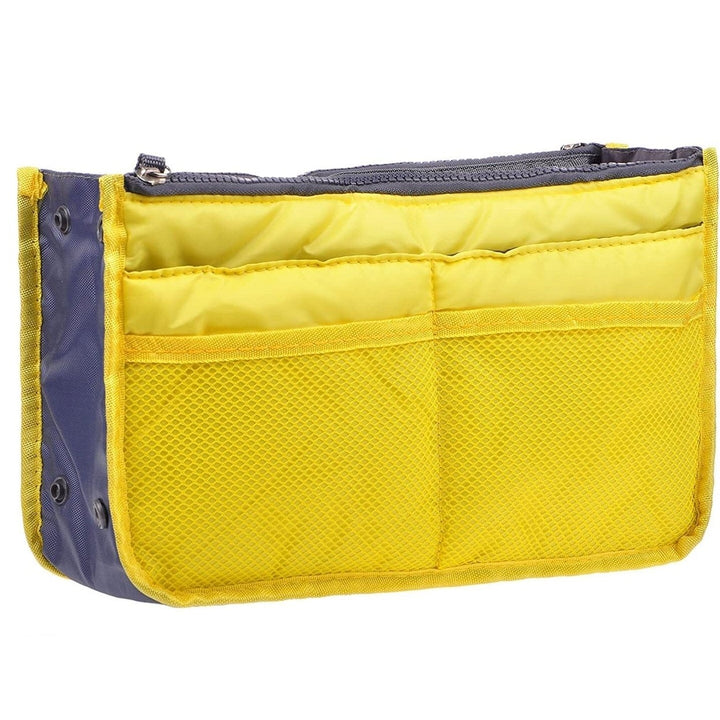 Purse Insert Storage Bag Versatile Travel Organizer Bag Insert Cosmetic Bag With Multi-Pockets Image 12