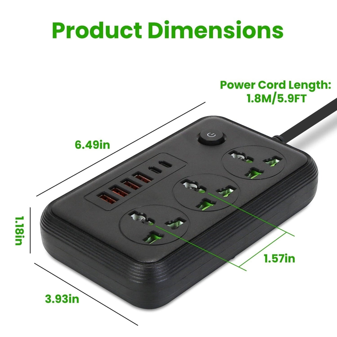 Power Strip with 5.9ft Extension Image 6