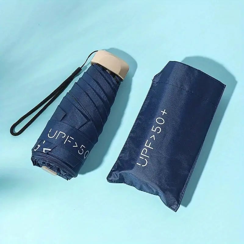 Pocket Windproof UV50 Anti-sunburn Rain Umbrella Image 8