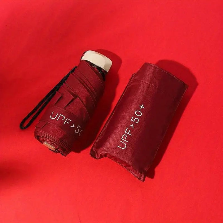 Pocket Windproof UV50 Anti-sunburn Rain Umbrella Image 10