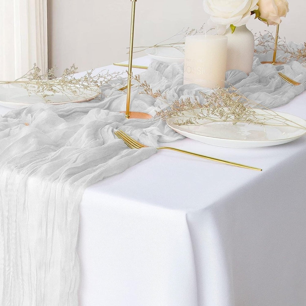 Polyester Crinkle Table Runner Image 2