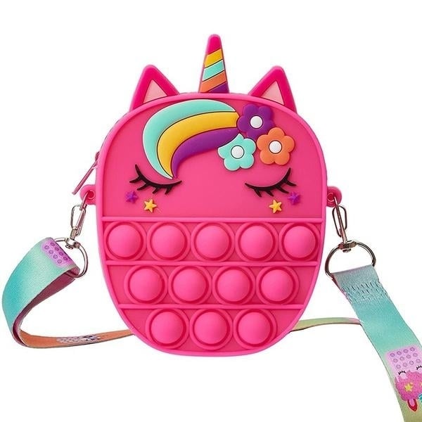 Pop Unicorn Purse Fidget Toys For Girls Image 1