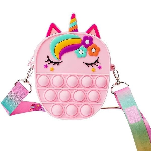 Pop Unicorn Purse Fidget Toys For Girls Image 3