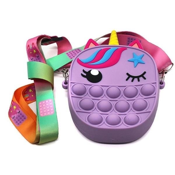 Pop Unicorn Purse Fidget Toys For Girls Image 4