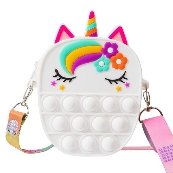 Pop Unicorn Purse Fidget Toys For Girls Image 4