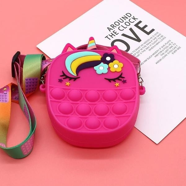 Pop Unicorn Purse Fidget Toys For Girls Image 6