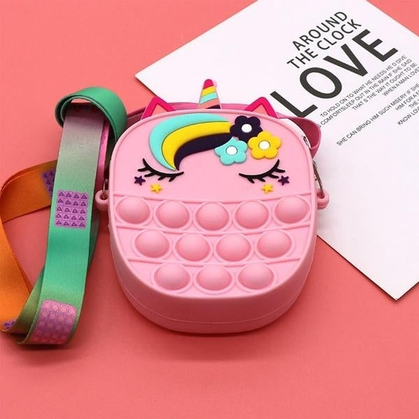 Pop Unicorn Purse Fidget Toys For Girls Image 8