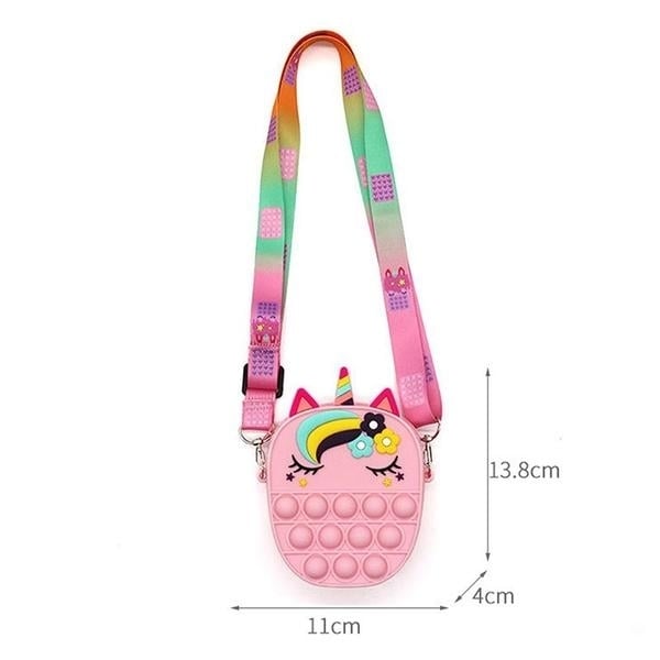 Pop Unicorn Purse Fidget Toys For Girls Image 11