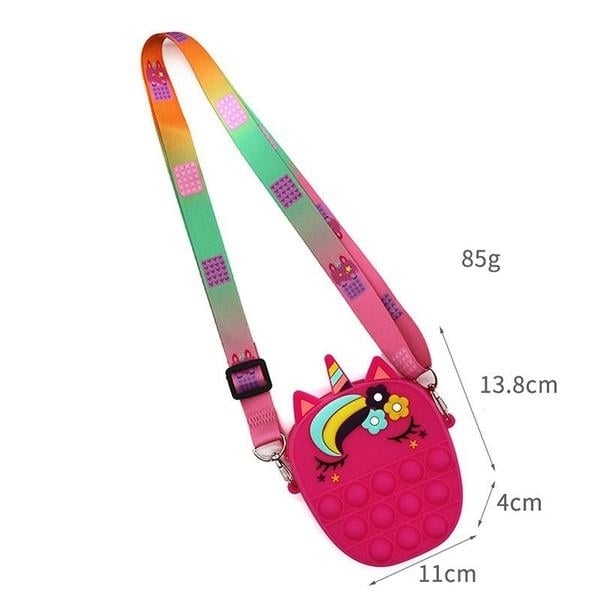 Pop Unicorn Purse Fidget Toys For Girls Image 12