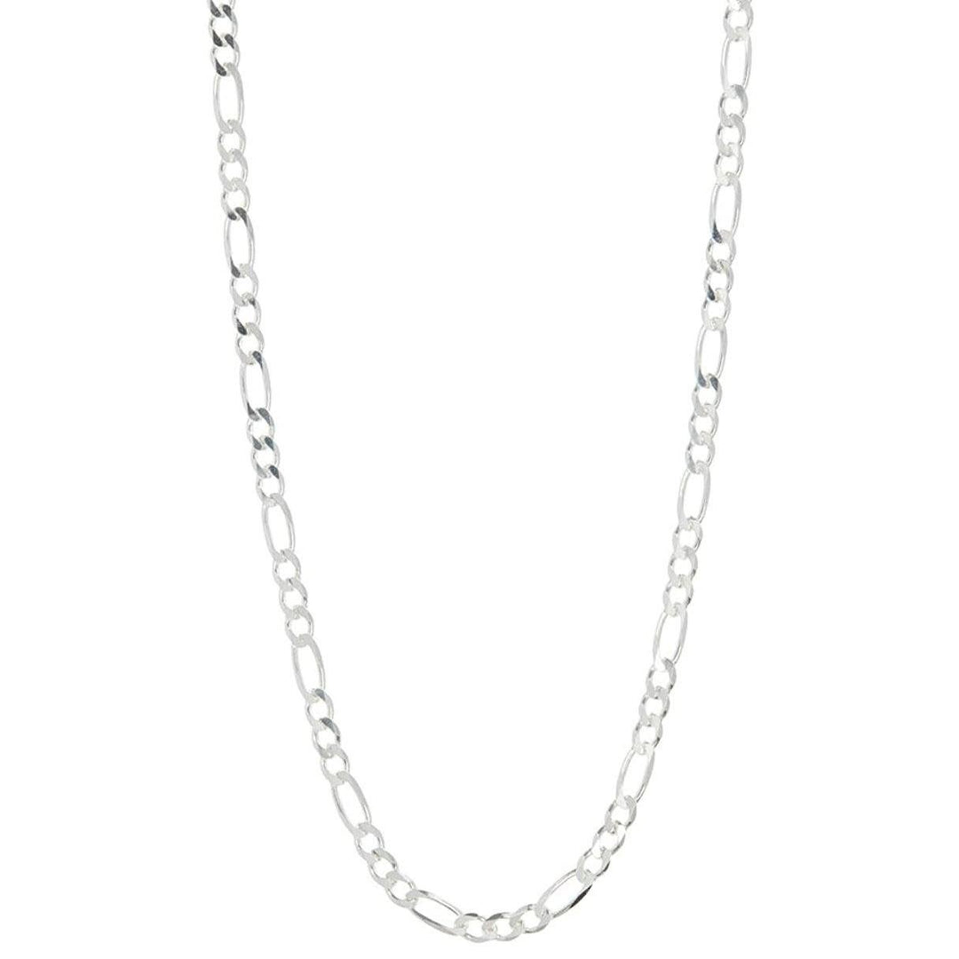 Pori Jewelers 925 Sterling Silver Figaro Chain Necklace Image 1