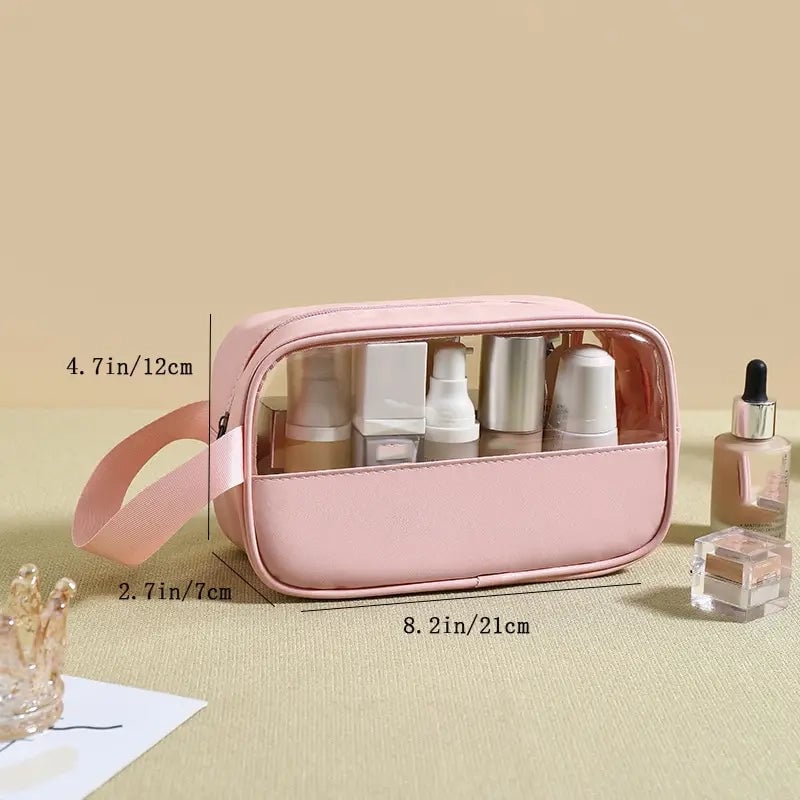 Portable and Waterproof Cosmetic Storage Bag Image 1