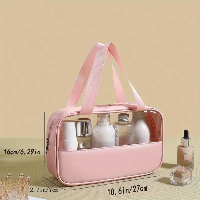 Portable and Waterproof Cosmetic Storage Bag Image 2