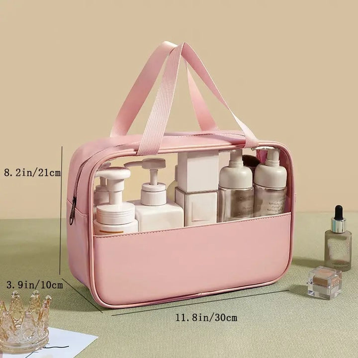 Portable and Waterproof Cosmetic Storage Bag Image 3