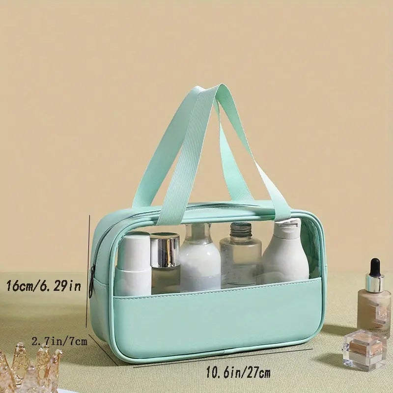 Portable and Waterproof Cosmetic Storage Bag Image 1