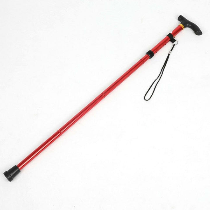 Portable Aluminum Folding Walking Travel Stick Cane Image 3