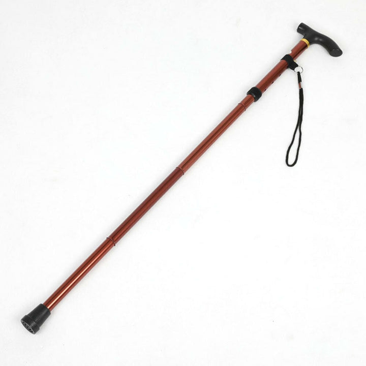 Portable Aluminum Folding Walking Travel Stick Cane Image 4